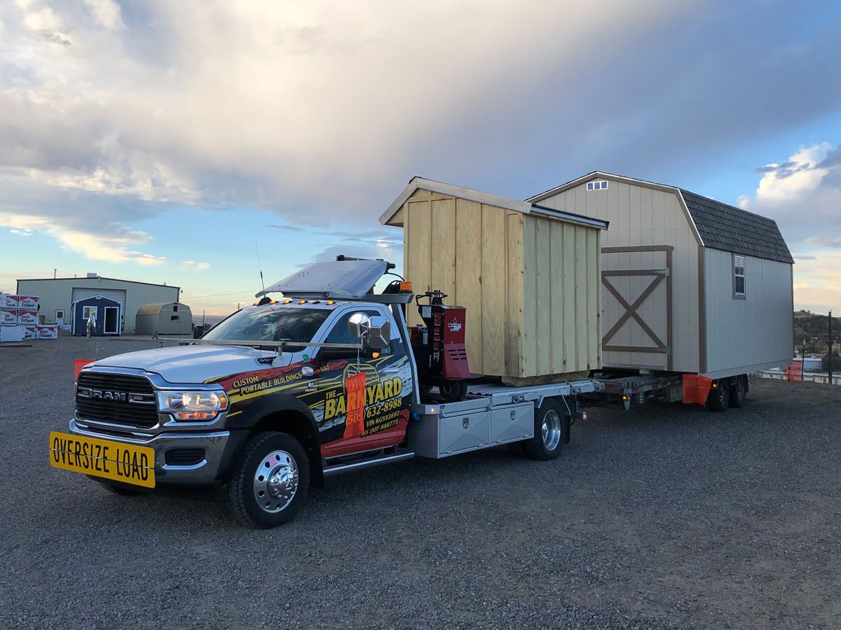 Move Portable Buildings, Moving Mini Barns in Four Corners