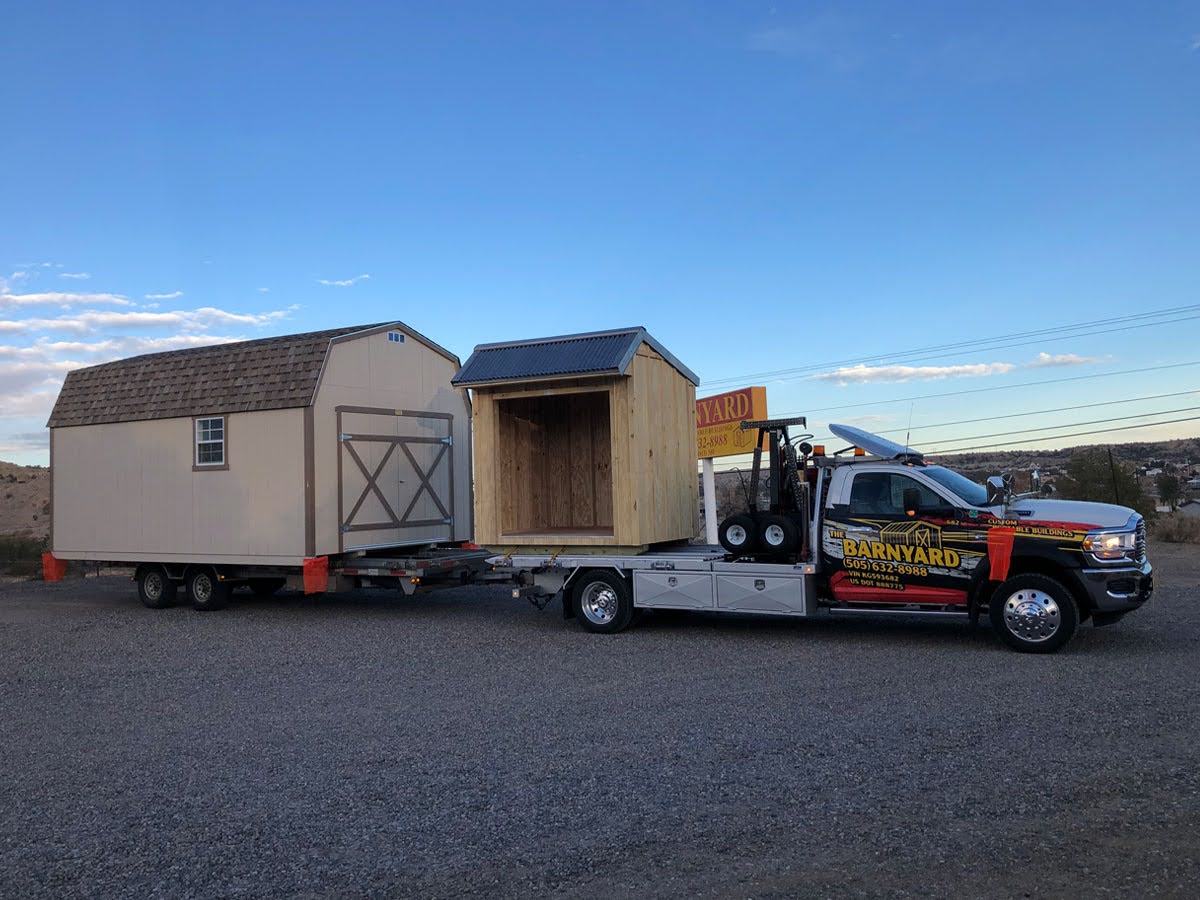 Move Portable Buildings, Moving Mini Barns in Four Corners